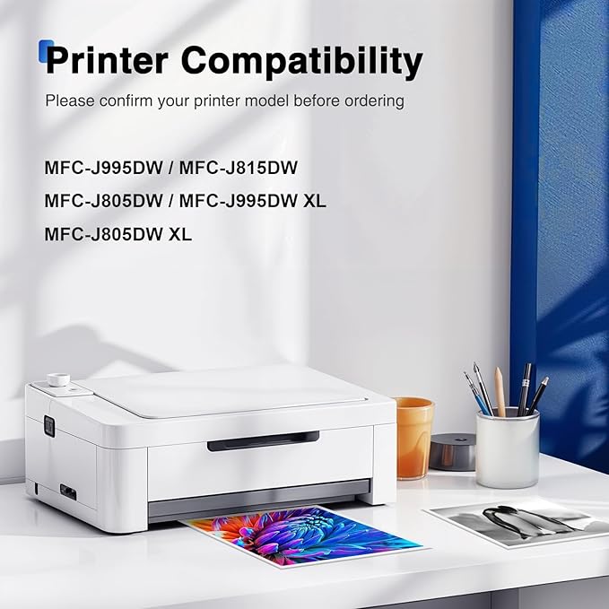 Compatible for LC3033 BK C M Y Ink Cartridges Brother LC3033XXL Super High-Yield Replacement for Brother Ink Cartridges LC3033 LC-3033 LC3035 Work with MFC-J995DW MFC-J805DW MFC-J815DW Printer-4 Packs