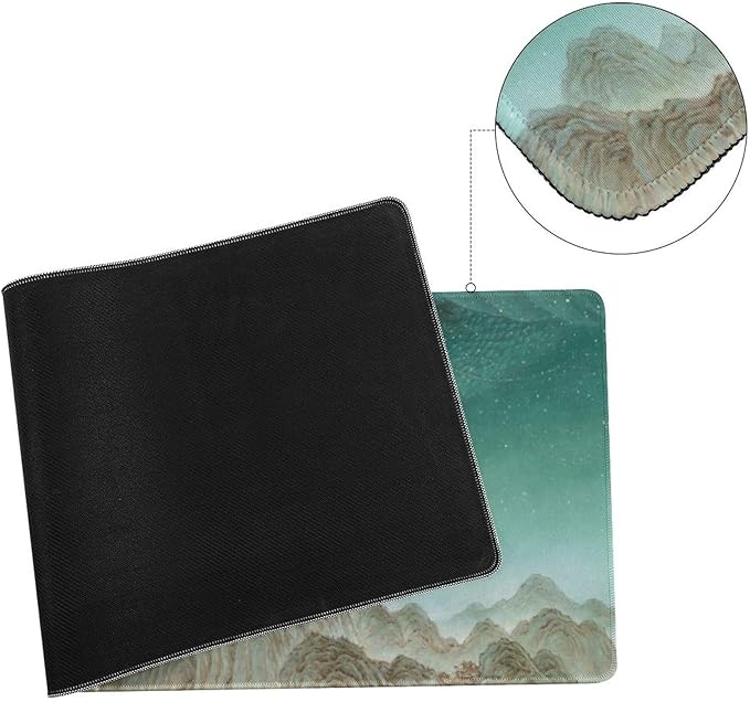 Dragon Large Mouse Pad, Japanese Anime Gaming Desk Mat, XL Keyboard Desk Pad Mat for Desktop, 31.5"x11.8" Non-Slip Base Big Mousepad with Stitched Edges