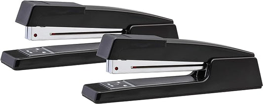 Bostitch Executive Full Strip Stapler - 20-Sheet Capacity, All-Metal Construction, Dual Clinch, 2-Pack