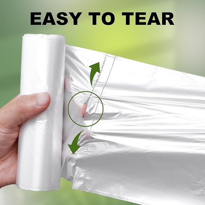 Trash Can Liner - Wholesale 200 Count Garbage Bags on Perforated Roll 55 Gallon Multipurpose for Office Bathrooms Business Home Commercial and Industrial Needs
