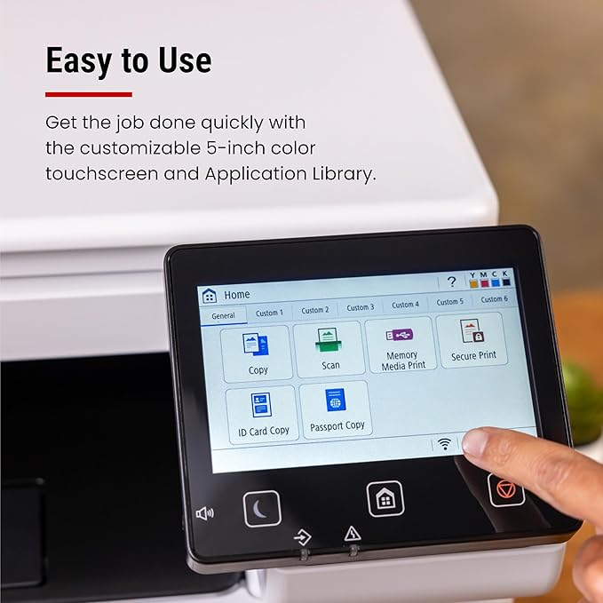 Canon Color imageCLASS MF662Cdw - Wireless Duplex Laser Printer with Copier, Scanner, 3 Year Limited Warranty, 26 PPM