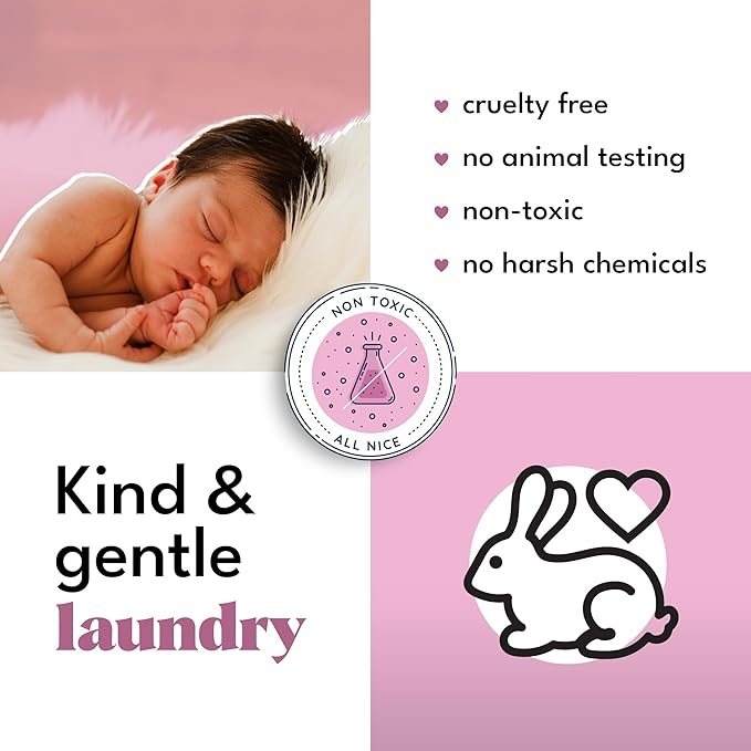 ZERO TRACE Baby Friendly Laundry Detergent Sheets, 72 Loads - Eco Friendly, All Natural, Hypoallergenic, Biodegradable - Sheet Laundry Soap for Sensitive Skin