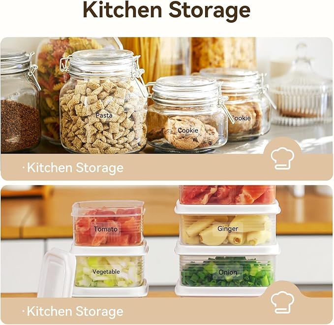 NIIMBOT Thermal Label Maker Paper 0.55"×1.18" Stickers Waterproof Tear-Resistant Self-Adhesive Replacement for D11/D110 Label Printer Office&Home 210 Labels/Roll (Transparent)