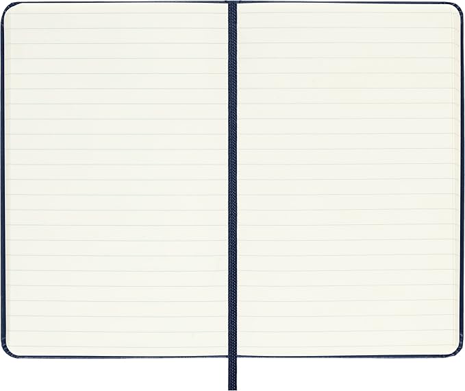 Moleskine Classic Notebook, Hard Cover, Pocket (3.5" x 5.5") Ruled/Lined, Sapphire Blue, 192 Pages