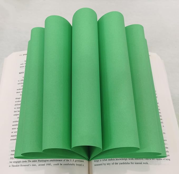Emerald Green Copy Print Paper 8.5X11 Inches,100 Sheets Rainbow A4 Printer Paper 70GSM Colored Origami Paper for Cutting DIY Kids Art Craft