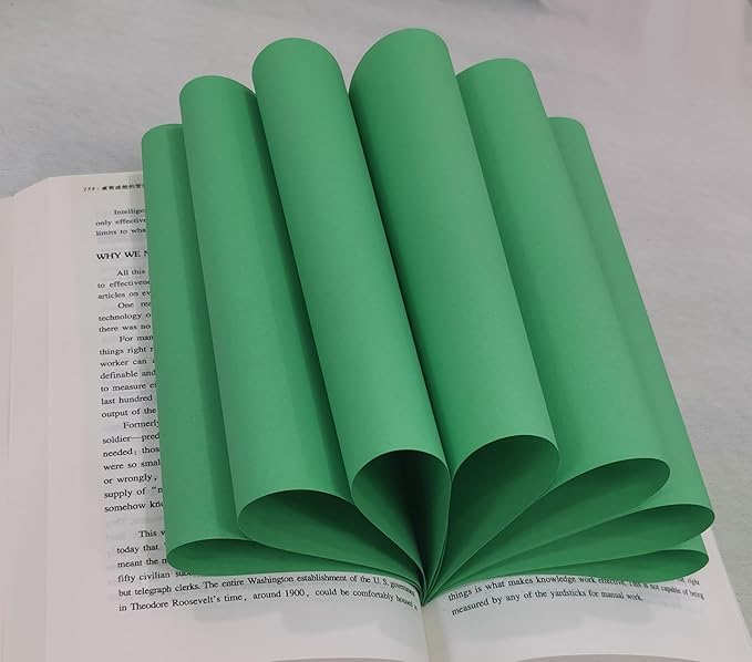 Emerald Green Copy Print Paper 8.5X11 Inches,100 Sheets Rainbow A4 Printer Paper 70GSM Colored Origami Paper for Cutting DIY Kids Art Craft