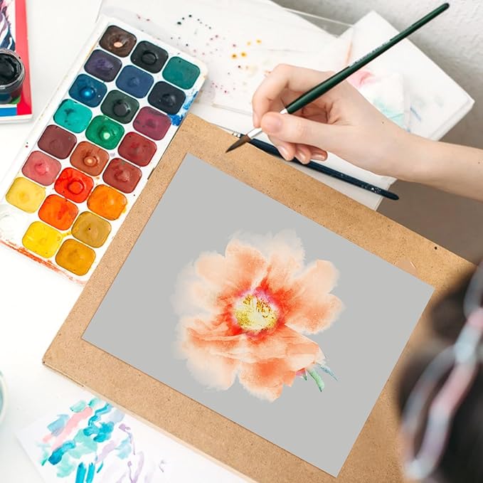 OcePor 100 Sheets Grey Cardstock Paper, Colored Printer Paper 8.5 x 11, Card Stock Thick Construction for Craft,Scrapbook，Office Printing, Invitations, Certificates，92 lb/250gsm