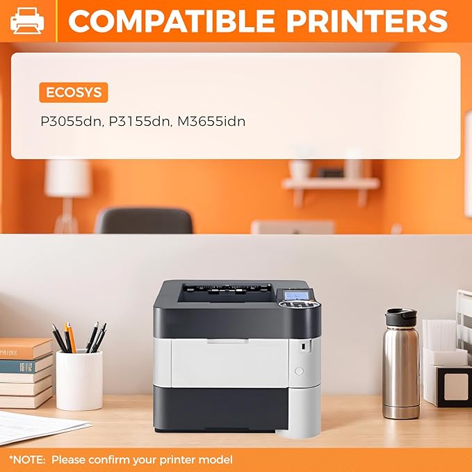 TK-3182 TK3182 Toner Cartridge Black 2-Pack High Capacity With Chip Replacement for Kyocera TK-3182 1T02T70USV Compatible with ECOSYS P3055dn P3155dn M3655idn Laser Printer Kit,21,000 Pages Monochrome