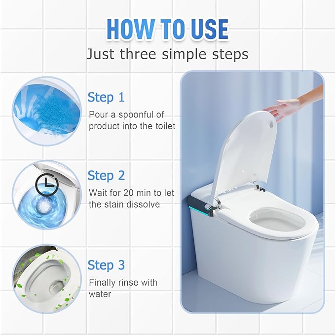 Foam Toilet Cleaner, 2025 New Toilet Bowl Cleaner, Advanced Bathroom Cleaner for Home, Powerful Instant Bowl Cleaners for Toilets Squatting Pans (2)