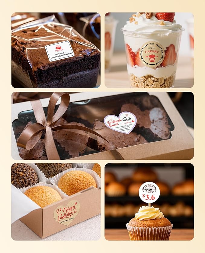 NIIMBOT B21 Pro Label Maker Refill - 300DPI Red & Black Dual Color Sticker Paper Red Line (2"x3.5"/50x90mm) for School, Office, Retail, Baking & Safety Labels - Compatible with B21 Pro Only