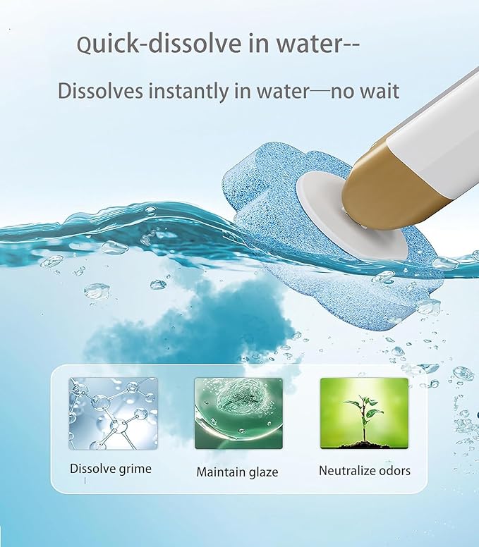 Disposable Toilet Brush with 48 Refill Heads and Holder– Includes Storage Caddy&Toilet Bowl Wand, Wall-Mount Scrubbing Toilet Brush Bathroom Cleaning Kit (Disposable Toilet Brush)