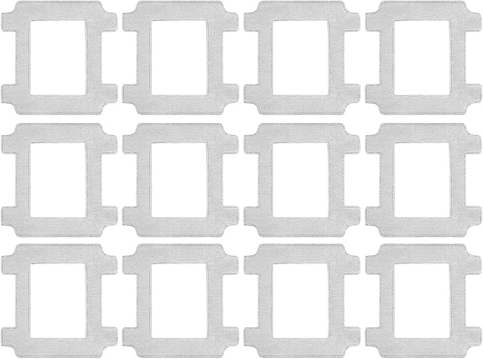 Klypticfit Winbot W2 Pro Replacement Mop Pads - 12 Pcs Washable & Reusable Cleaning Cloths Compatible with Ecovacs Winbot W2 Omni, W1 Pro, W2 Pro Window Vacuum Cleaner Robot