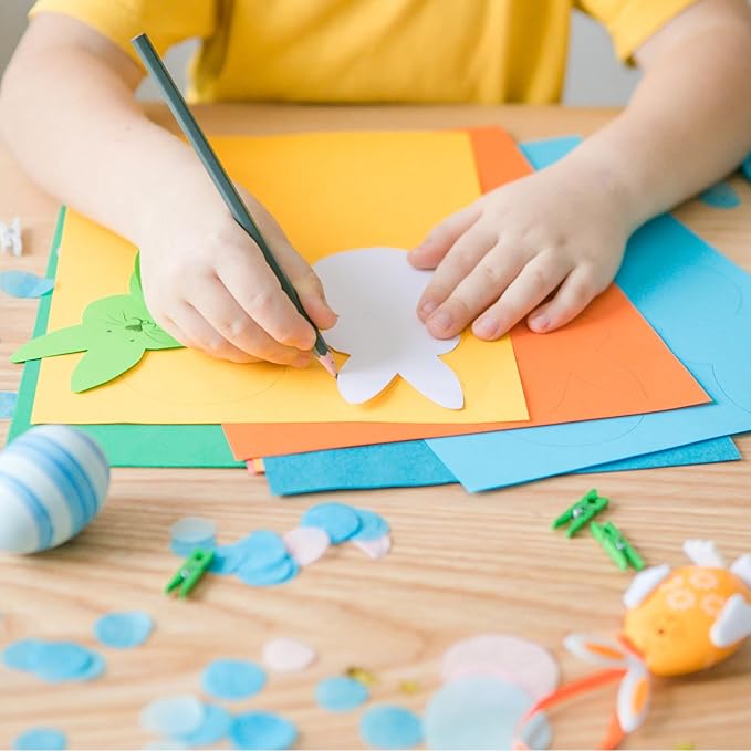 Colored Copy Paper 8.5X11 Inches,100 Sheets 10 Colors Printing Paper 90GSM/24LB Brightness Colored Origami Paper for Arts Crafts DIY School Office Supplies