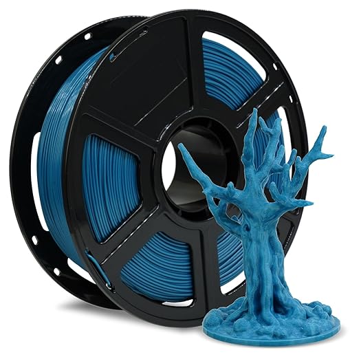 FLASHFORGE Rapid PLA Filament 1.75mm Pearl Gentian Blue, 500mm/s High Speed Printing, 3D Printer Filament 1kg Spool, Dimensional Accuracy +/- 0.02mm, Enjoy Exceptional Print Quality