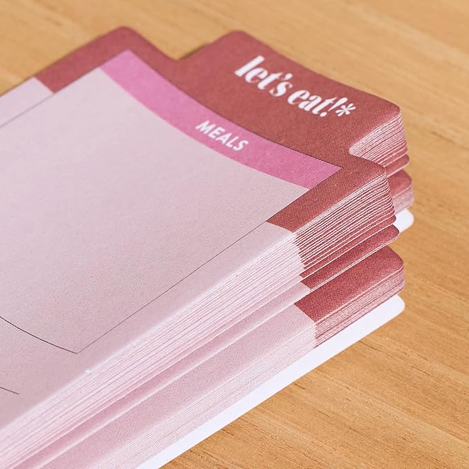 Erin Condren Grocery List Bookmark Sticky Notes, Multifunctional Sticky Notepad and Bookmark for Grocery Lists and Meal Prep, Use as Tab or Bookmark in Notebooks, Planners, Journals