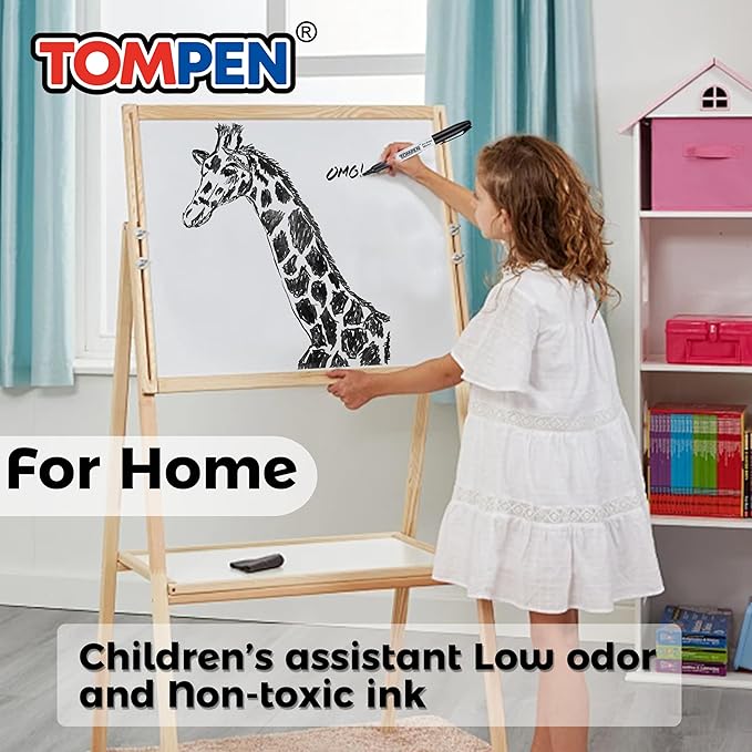 Dry Erase Markers Chisel Tip Black,48 Count Bulk,Erasable Whiteboard Markers with Low Odor Ink Quick-Drying for Calendar Boards Office Home School Writing Planning