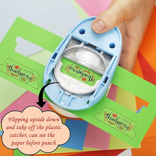 Tab Punch, Tab File Folder Punch 2 inch for Planner Inserts, Sketchbook, Scrapbook, Note, School Book, Paper Craft Supplies…