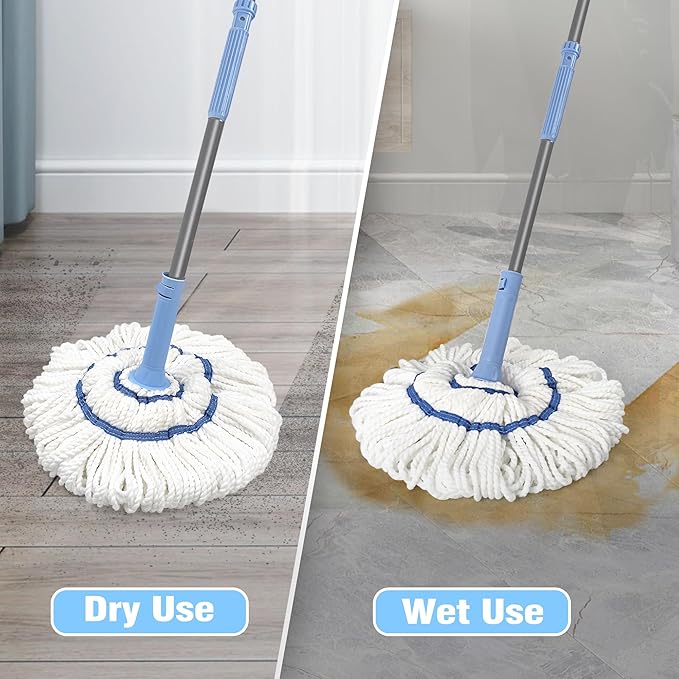 NEWE Self Wringing Twist Mop for Floor Cleaning (Mop Head)