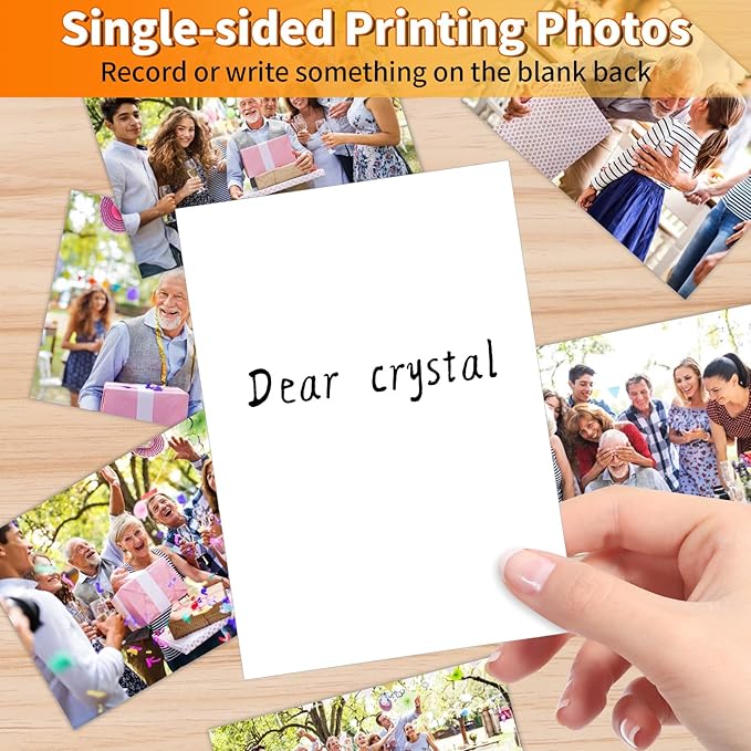 4x6 Glossy Photo Paper, 160 Sheets Picture Paper for Inkjet Printer, 180gsm/48lb