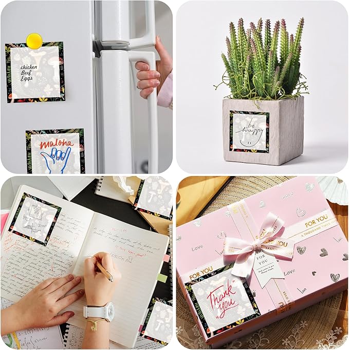 Sticky Notes, 2 Pads, 3x3 inches, Cute Colorful Fun Self-Stick Note Pads, Easy Post, Strong Adhesive Notepad Forest Mushrooms Dark