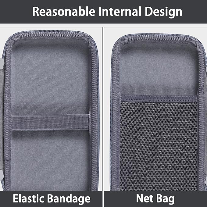 co2CREA Carrying Case for Texas Instruments TI-84 Plus CE Python Enhanced/TI-84/TI-Nspire CX II CAS/TI-Nspire CX II/TI-83 Plus/TI-89 Titanium/TI-85/TI-86 Color Graphing Calculator, Gray Case