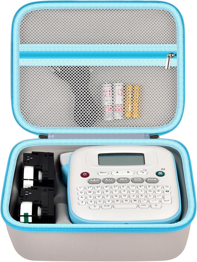 GWCASE Portable Case for Brother P-Touch PT-N20 /for PT-N25BT PT-N25BTV3 Label Maker, Organizer for Label Maker and Accessories, Travel and Office Essentials（Bag Only）