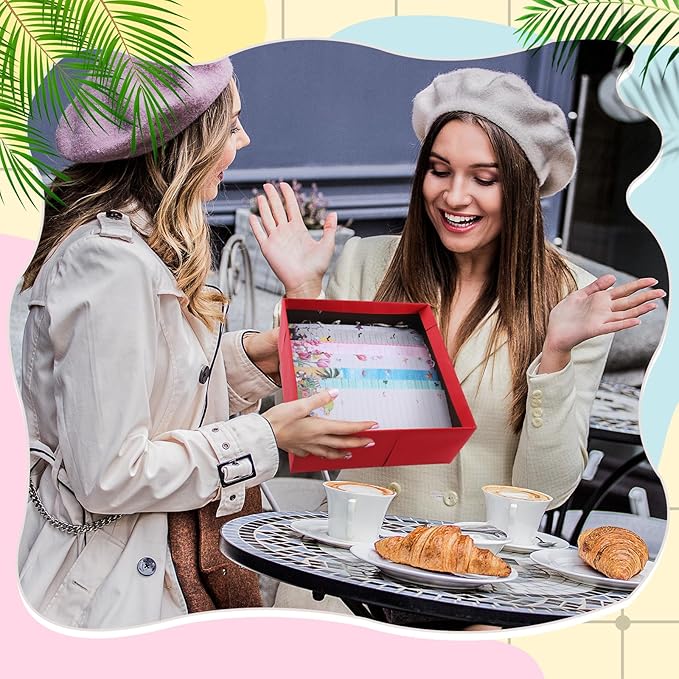 Eaasty 12 Pcs Seasonal Magnetic Notepads for Refrigerator Monthly Magnetic Grocery List 9 x 3.5 Magnet Memo Pads 30 Sheet Per Pad Shopping to Do List for January to December(Picture Style)