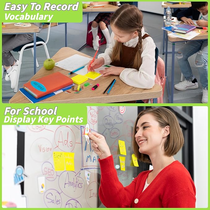 (60Pack) Sticky Notes 3x3, Yellow Sticky Pads, Self-Stick Pads,Self-Stick Pads 75 Sheets/Pad, Easy to Post for Teacher Student School Office Meeting Blank Desk Pads,Total 4500 Sheets