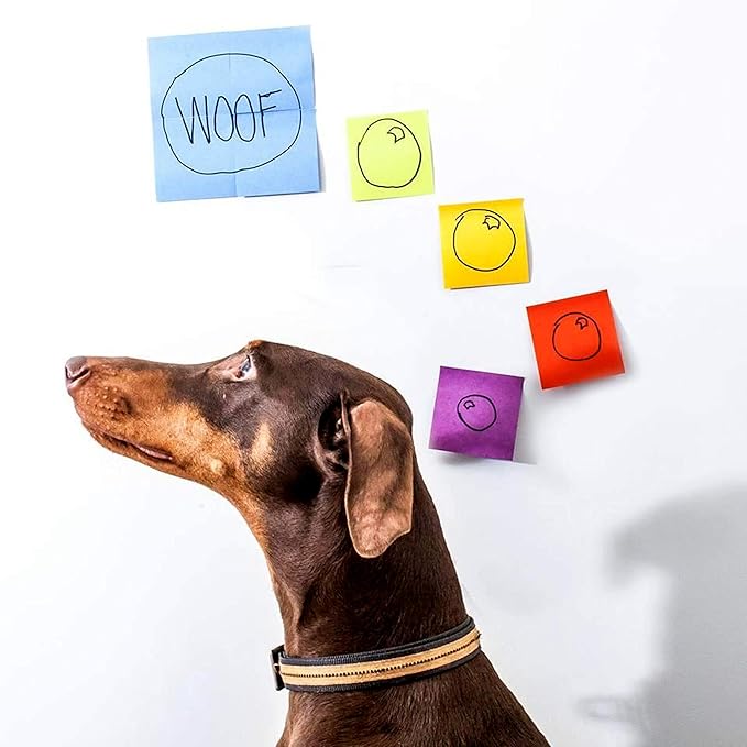 Post-it Super Sticky Notes, 5 Sticky Note Pads, 3 x 3 in., School Supplies, Office Products, Sticky Notes for Vertical Surfaces, Monitors, Walls and Windows, Blue Paradise