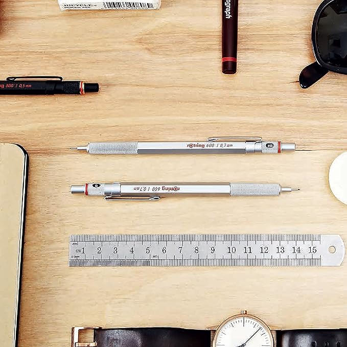Rotring 600 Mechanical Pencil, 0.5 mm, Black - Perfect for Writing, Drafting, Engineering, Architecture Professionals
