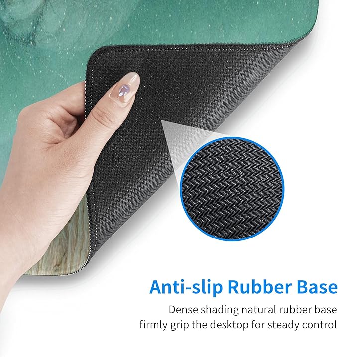 Dragon Large Mouse Pad, Japanese Anime Gaming Desk Mat, XL Keyboard Desk Pad Mat for Desktop, 31.5"x11.8" Non-Slip Base Big Mousepad with Stitched Edges