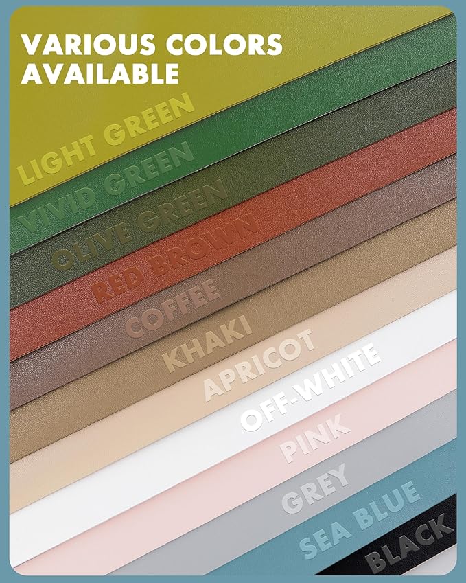 YSAGi Double-Sided Desk Pad, Leather Desk Mat, Eco Cork Desk Pad Protector, Large Mouse Pad for Desk, Waterproof Desk Blotter Pad, Desk Writing Pad for Office Work/Home(23.6"x13.7",Sea Blue+Cork)