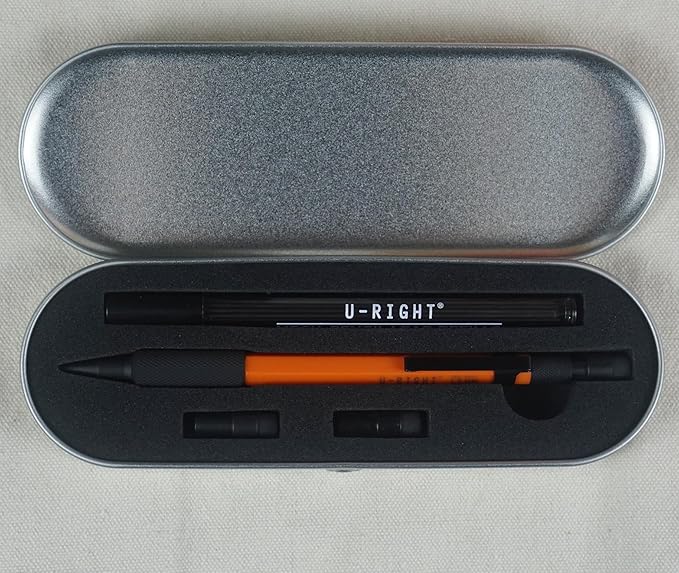 1.3 mm Mechanical Pencil Orange Weatherproof