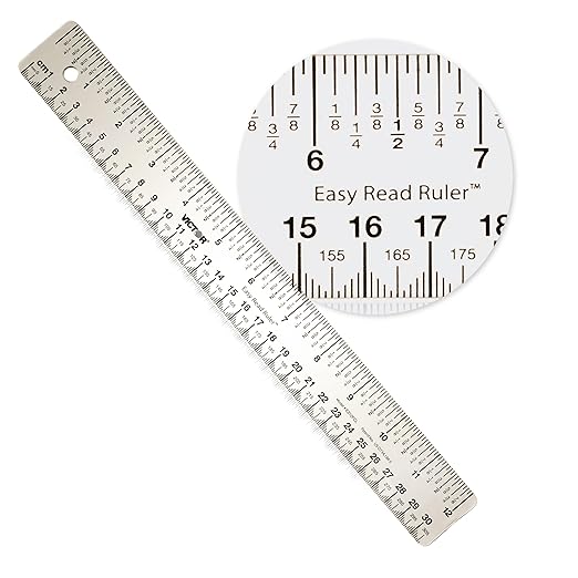 12 Inch Easy Read Ruler, Clear Flexible, Bendable, Shatterproof, Ruler (12 Pack)
