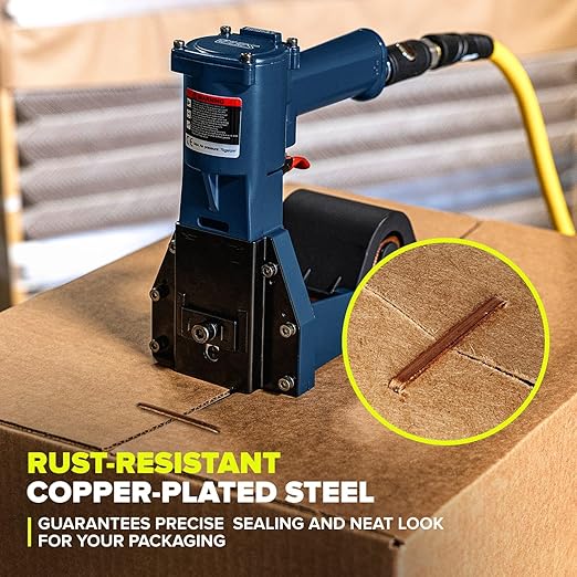 Heavy Duty Staples Roll for RAIN-19-RR, 1 1/4" x 3/4" x 0.07" (5 Boxes, 5000 pcs) - Staples for Industrial Stapler Heavy Duty - Heavy Duty Staples for Staple Gun - Box of Staples by IDL Packaging