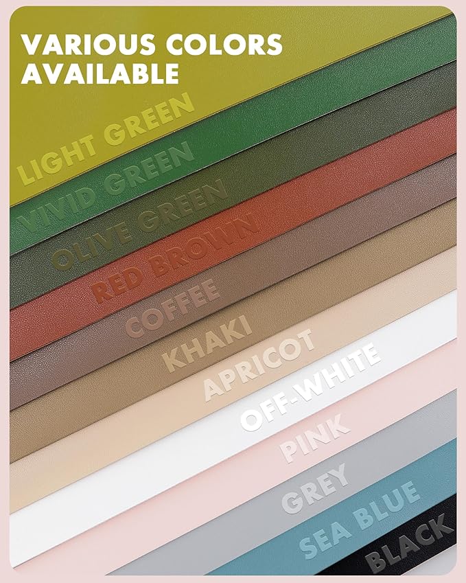 YSAGi Double-Sided Desk Pad, Leather Desk Mat, Eco Cork Desk Pad Protector, Large Mouse Pad for Desk, Waterproof Desk Blotter Pad, Desk Writing Pad for Office Work/Home(23.6"x13.7",Pink+Cork)