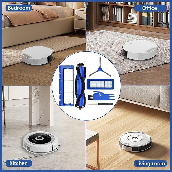 CERO 24 Pack Accessories Compatible with Eufy 15C Max, 11S Max, G32 Pro, G30, 30C Max, G20 Hybrid Robotic Vacuum Cleaner Replacement Parts