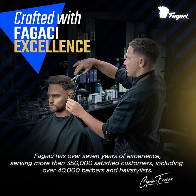 Fagaci Hair Thinning Scissors 5.5" with 440C Steel, Extreme Sharpness & Precise Cuts Texturizing Shears, Barber Thinning Shears, Hair Cutting for Women & Men, Slim Blades Texturizing Scissors