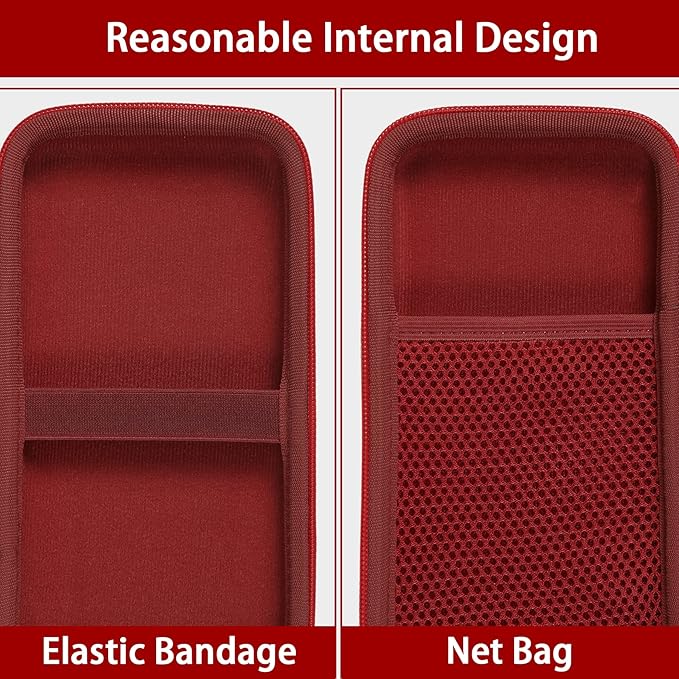 co2CREA Carrying Case for Texas Instruments TI-84 Plus CE Python Enhanced/TI-84/TI-Nspire CX II CAS/TI-Nspire CX II/TI-83 Plus/TI-89 Titanium/TI-85/TI-86 Color Graphing Calculator, Radical Red Case