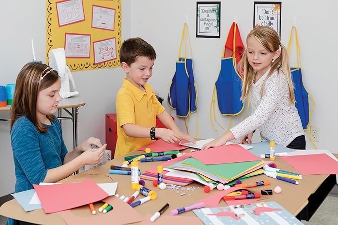 Prang Classic Art Markers, Classroom Pack, Washable, Bullet Tip, Assorted Colors, 200 Count