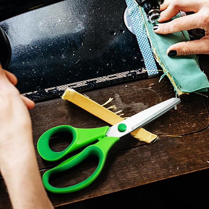 All Purpose Heavy Duty Scissors, Sharp Stainless Steel Blades, Comfort Grip Handles, Multipurpose for School, Home, Office, Art, Craft, Sewing, Tailor - 5 Pack