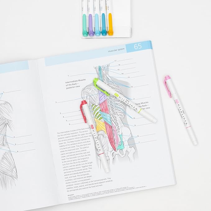 Zebra Pen Mildliner Dual-Tip Highlighters, Broad and Fine Tips, Ideal for Bible Highlighting, No Bleed, School Supplies and Teacher Supplies, Assorted Soft Hue Ink Colors, 8-Pack (78108)