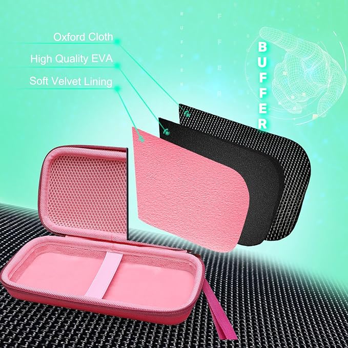 Calculator Case Compatible with Texas Instruments TI-84 Plus CE/TI-84 Plus/TI-Nspire CX II CAS/TI-Nspire CX II/TI-83 Plus/TI-89 Titanium/TI-85/TI-89 Color Graphing Calculator by XANAD (Pink)