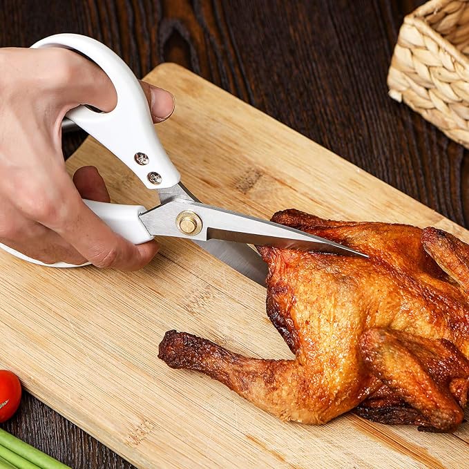 Professional Kitchen Shears,Multi Purpose Scissors - Premium Heavy Duty Shears Ultra Sharp Stainless Steel Shear(2 Pack)