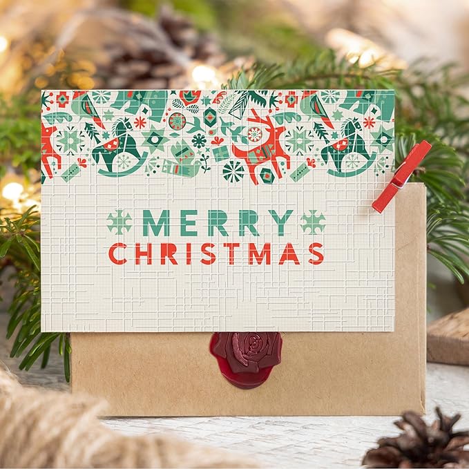 Koala Thick Grid Embossed Textured Double-sided Photo Paper 8.5x11 Inches 69LB Heavyweight 50sheets 260GSM Compatible with Inkjet Printer