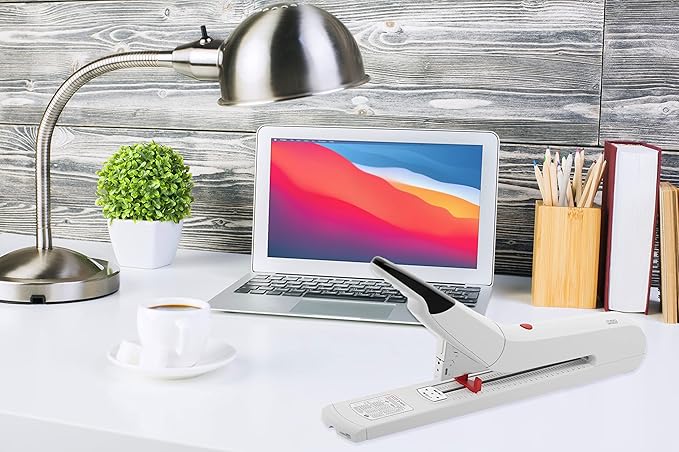 Novus B56 XL Heavy Duty Long Arm Stapler, 20-170 Sheet Capacity, 9.75" Stapling Depth, Anti-Jam, German Engineered (023-0062)