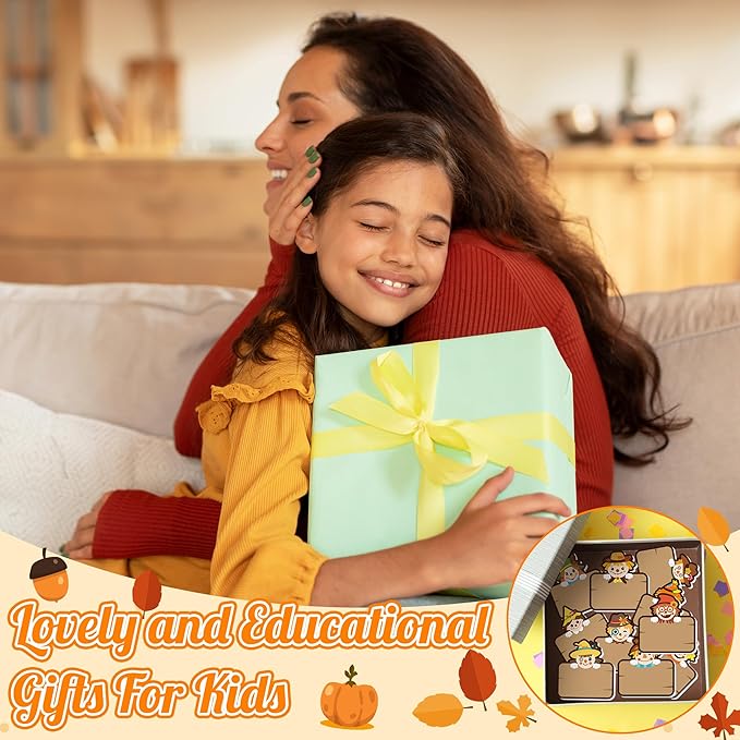 CJiangpo 30Pcs Fall Sticky Notes - Cute Scarecrow Sticky Note Pads, 600 Sheets Self Stick Notepad Memo Pads Funny Page Marker Classroom Rewards Back to School Autumn Party Favors Filler Gift for Kids