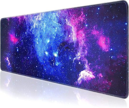 Gaming Mouse Pad, Large Mouse Pad XL 31. 5x11.8in, Big Extended Computer Keyboard Mouse Mat Desk Pad for Laptop with Stitched Edges, Waterproof Mousepad for Gamer Home&Office