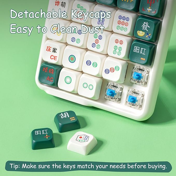 Mechanical Switch Calculator, 12 Digit Large LCD Display, Big Buttons, Real Mechanical Keypad, Desktop Calculator for Office & Study