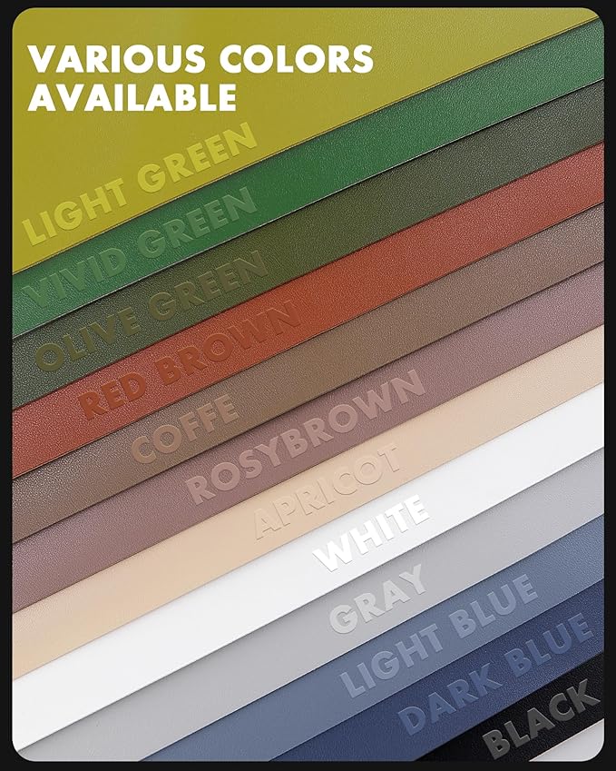 YSAGi Double-Sided Desk Pad, 35.4"x17"Leather Desk Mat, Eco Cork Desk Pad Protector,Large Mouse Pad,Waterproof Desk Blotter for Office/Home(Black)